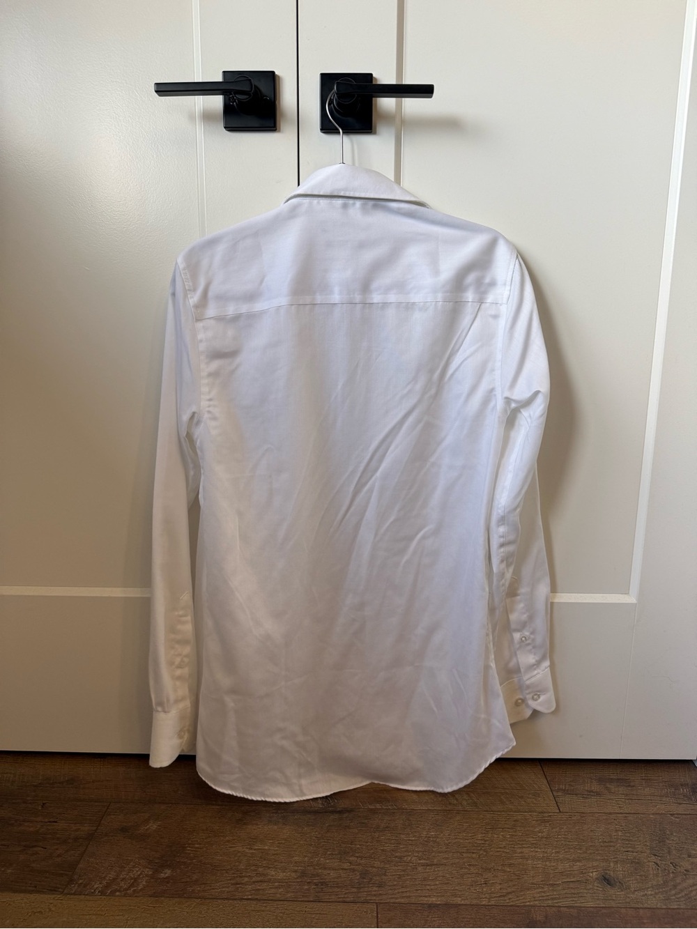 Bellissimo Classic White Men's Dress Shirt - Long Sleeve
